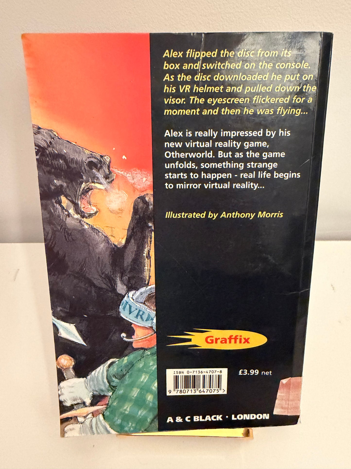 Otherworld By Jeremy Strong Graffix Comic 1997 1st Paperback Edition VR Gaming