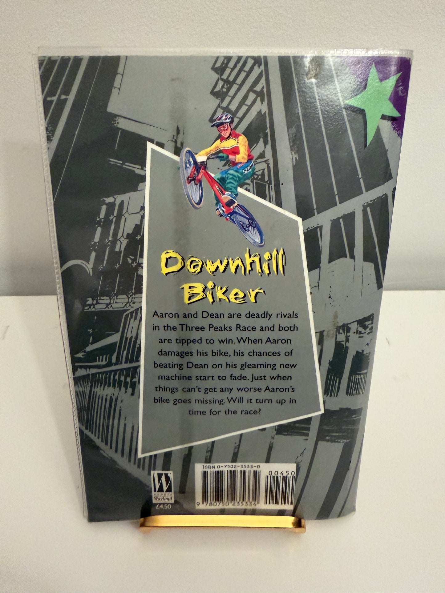 Downhill Biker by Michael Hardcas (Paperback book)