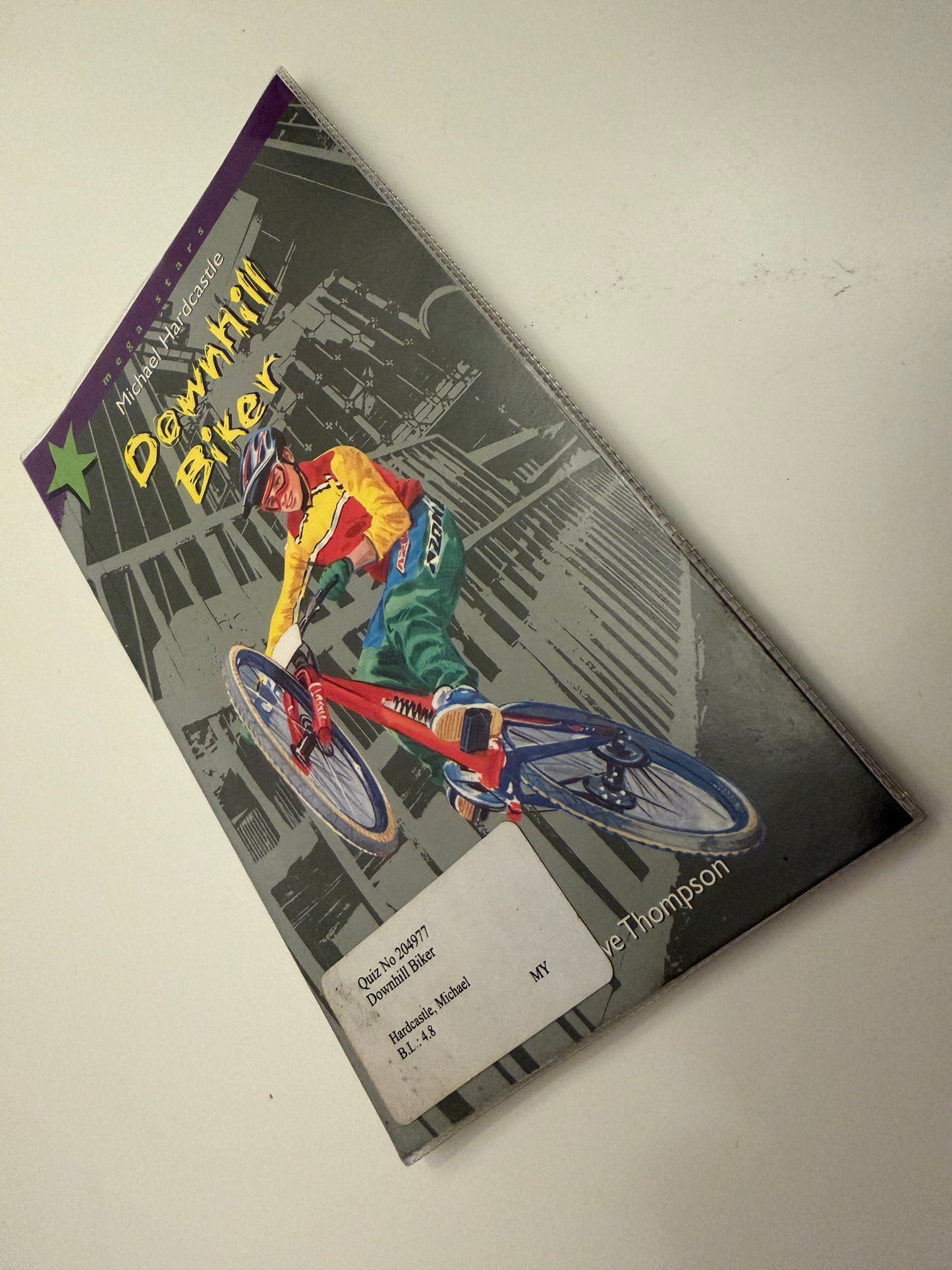 Downhill Biker by Michael Hardcas (Paperback book)