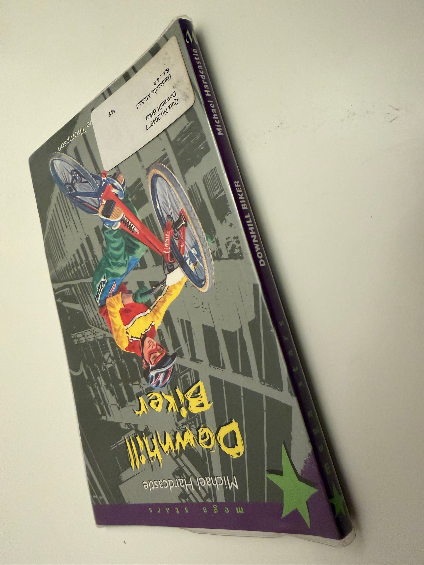 Downhill Biker by Michael Hardcas (Paperback book)