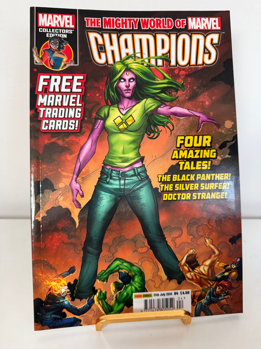 The Mighty World of Marvel: Champions #4 25th July 2018 "Four Amazing Tales!" Comic