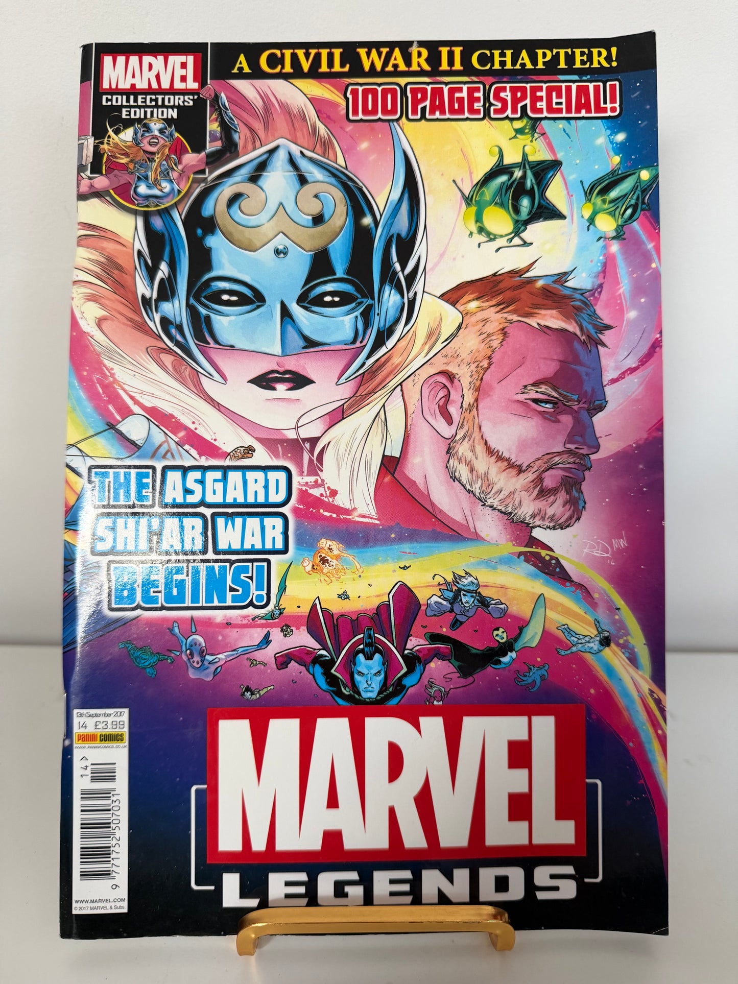 Marvel Legends #14: 13th September 2017 The Asgard/Shi'ar War Begins! (100-Page Special) Comic