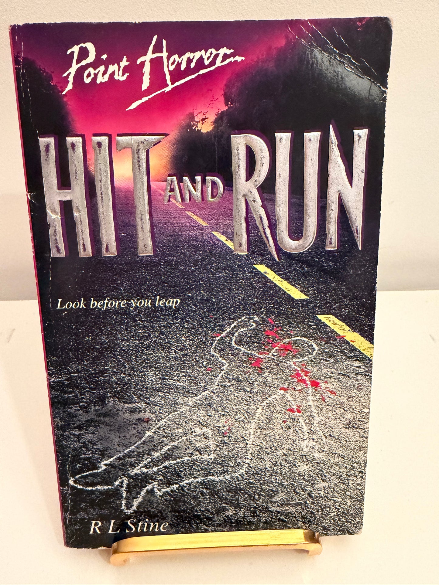 Hit and Run (Point Horror) by R.L. Stine (Paperback book)