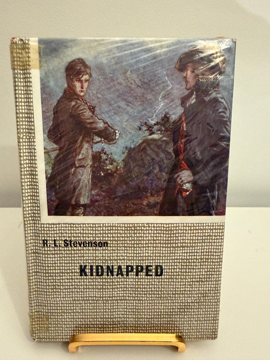 Kidnapped by Robert Louis Stevenson vintage blackies library paperback book with dust jacket