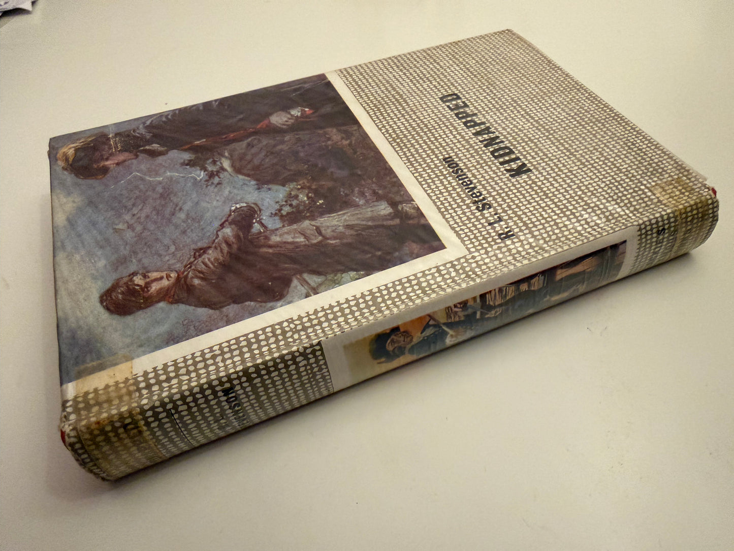 Kidnapped by Robert Louis Stevenson vintage blackies library paperback book with dust jacket
