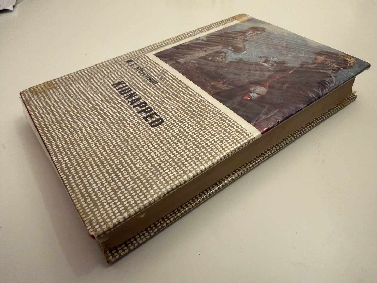 Kidnapped by Robert Louis Stevenson vintage blackies library paperback book with dust jacket