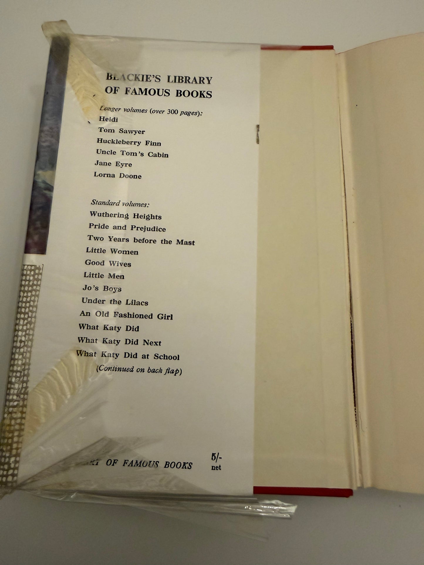Kidnapped by Robert Louis Stevenson vintage blackies library paperback book with dust jacket