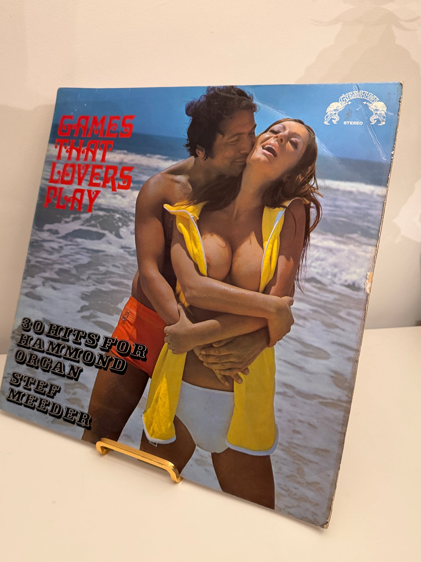 Stef Meeder Games that lovers play vinyl LP cover Hammond