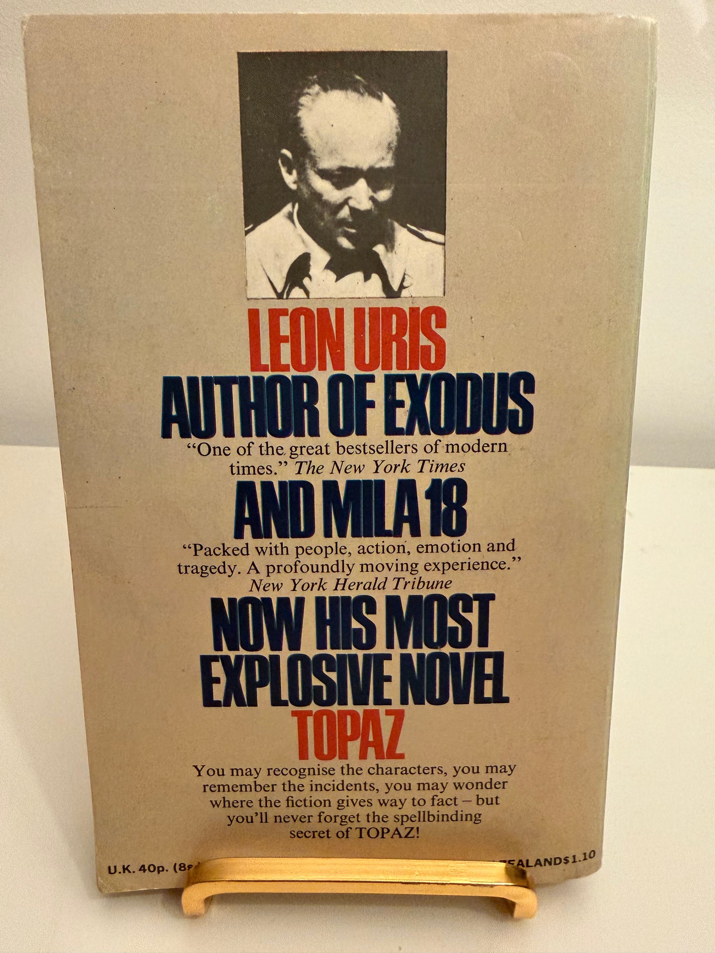 Topaz by Leon Uris (Paperback book)