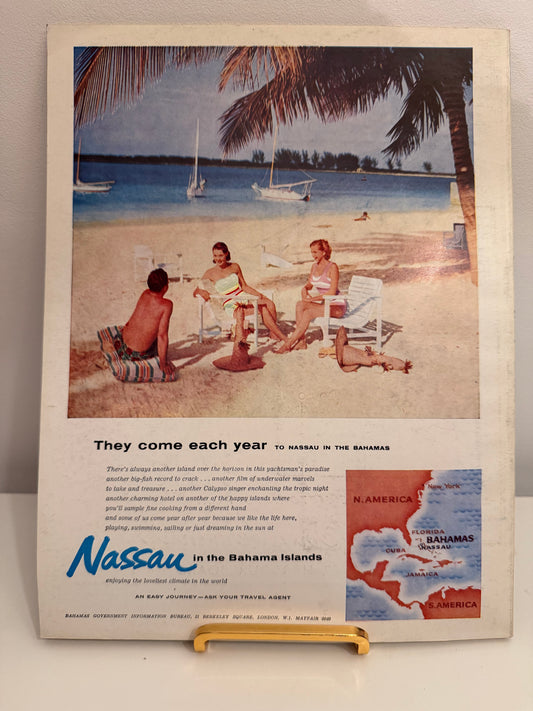 GO Magazine – March 1958 | Vintage Travel & Holiday Classic with Scandinavian Scarf Cover