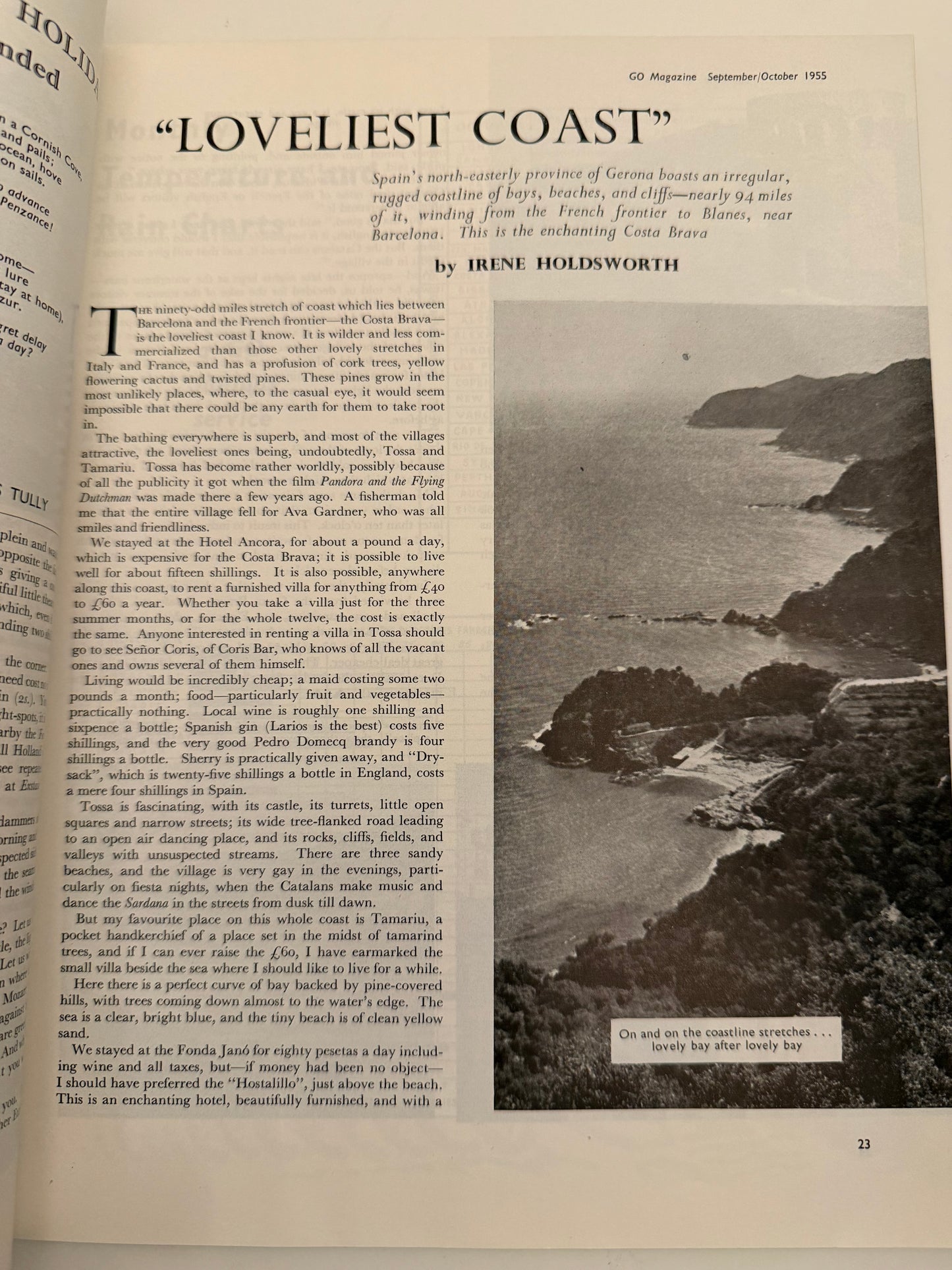 GO Magazine – September-October 1955 | Vintage Travel & Holiday Classic with Stan Krol Cover ArT