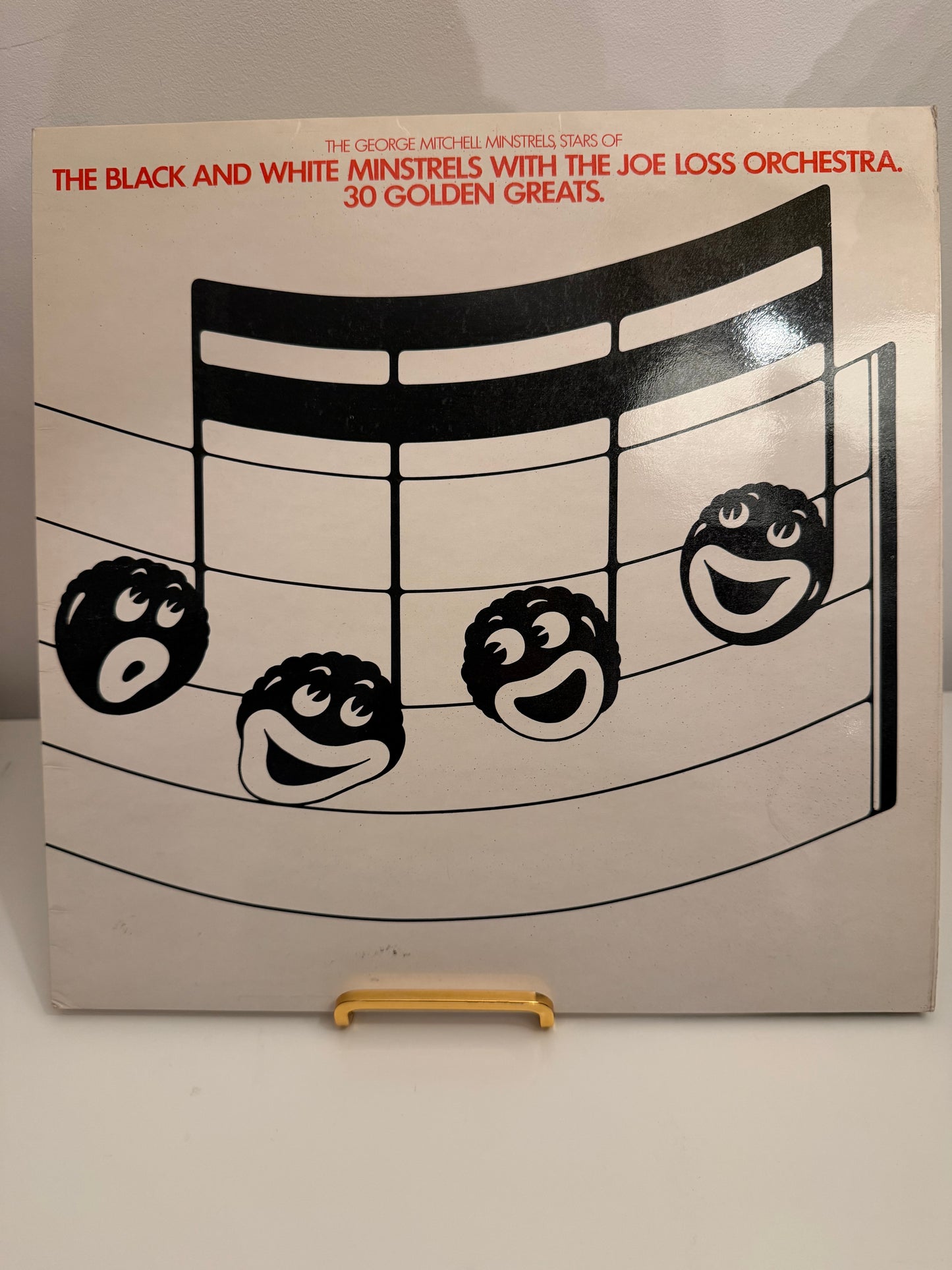 THE BLACK AND WHITE MINSTRELS WITH THE JOE LOSS ORCHESTRA. 30 GOLDEN GREATS The George Mitchell Minstrels Vinyl LP