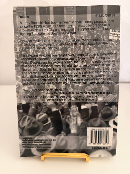 Anarchism, Marxism, and the Future of the Left: Interviews and Essays, 1993–1998 by Murray Bookchin (Paperback book)