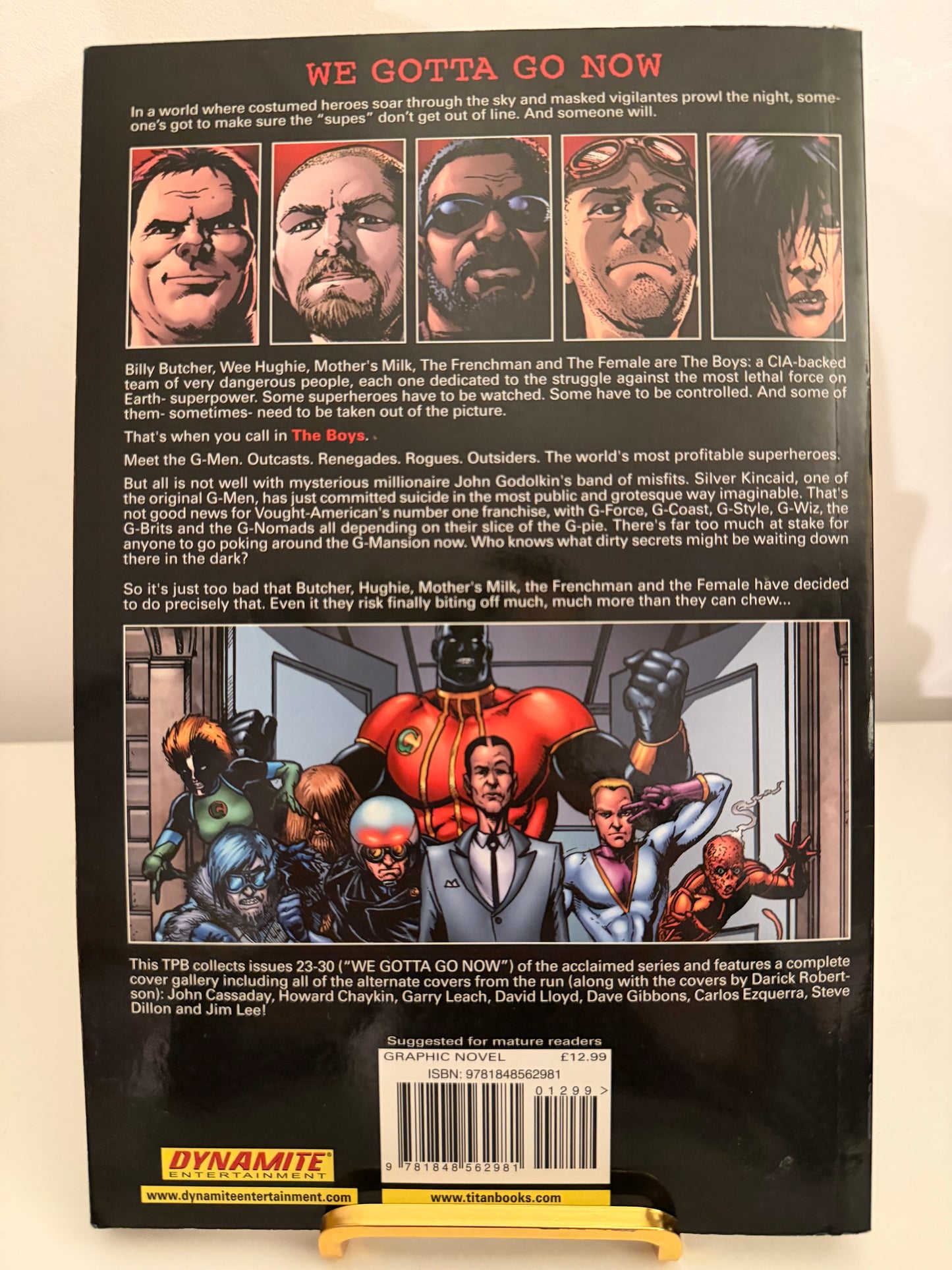 The Boys Volume 4: We Gotta Go Now by Garth Ennis & Darick Robertson (Dynamite Comics)
