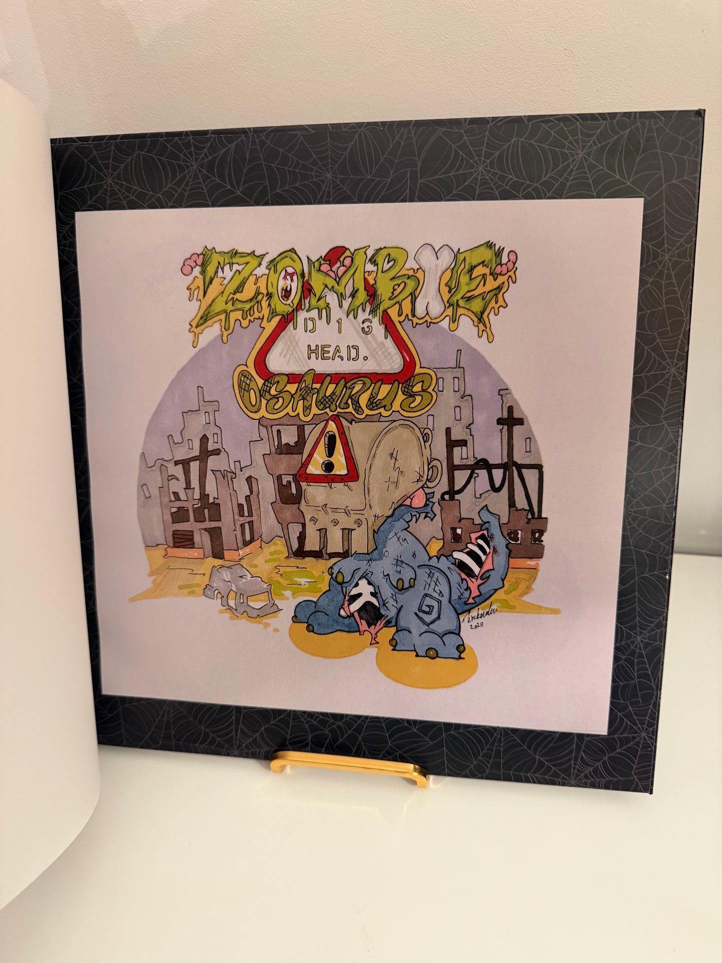 Zombie ID 13 Head: Osaurus A book by Thomas K Wickenden (Story and art by Thomas and Kaynen Wickenden - hardback book)
