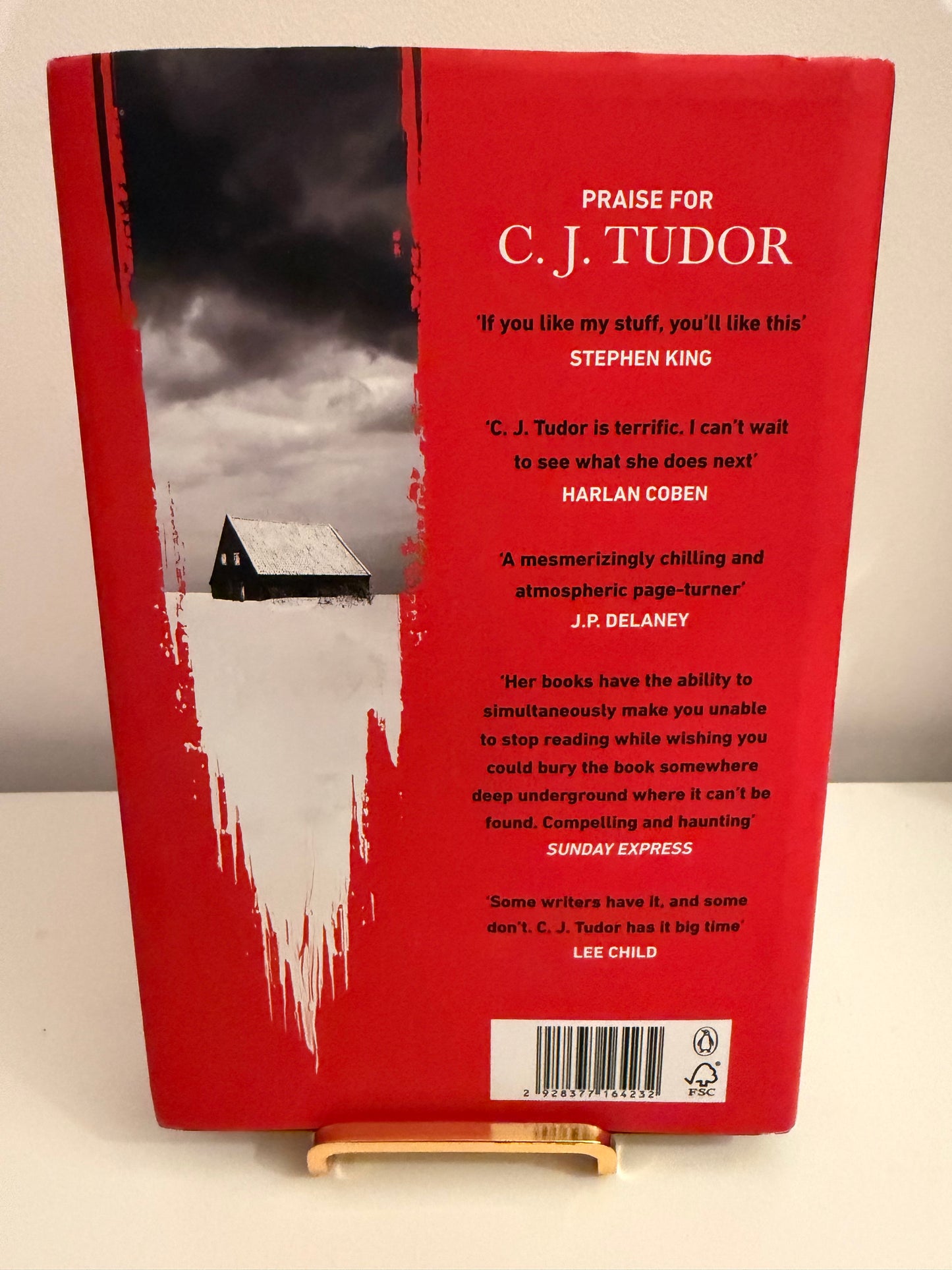 SIGNED The Drift by C.J. Tudor (hardback book)