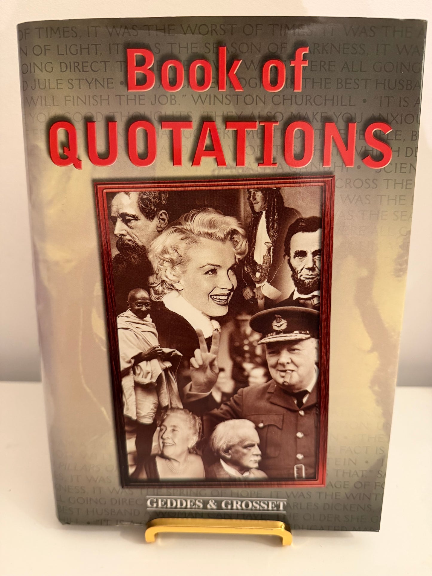 Book of Quotations by Geddes & Grosset (rare hardback book)