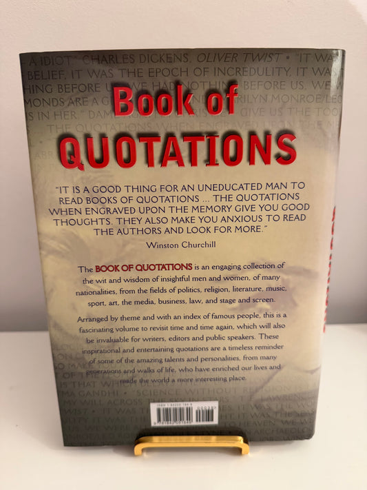 Book of Quotations by Geddes & Grosset (rare hardback book)