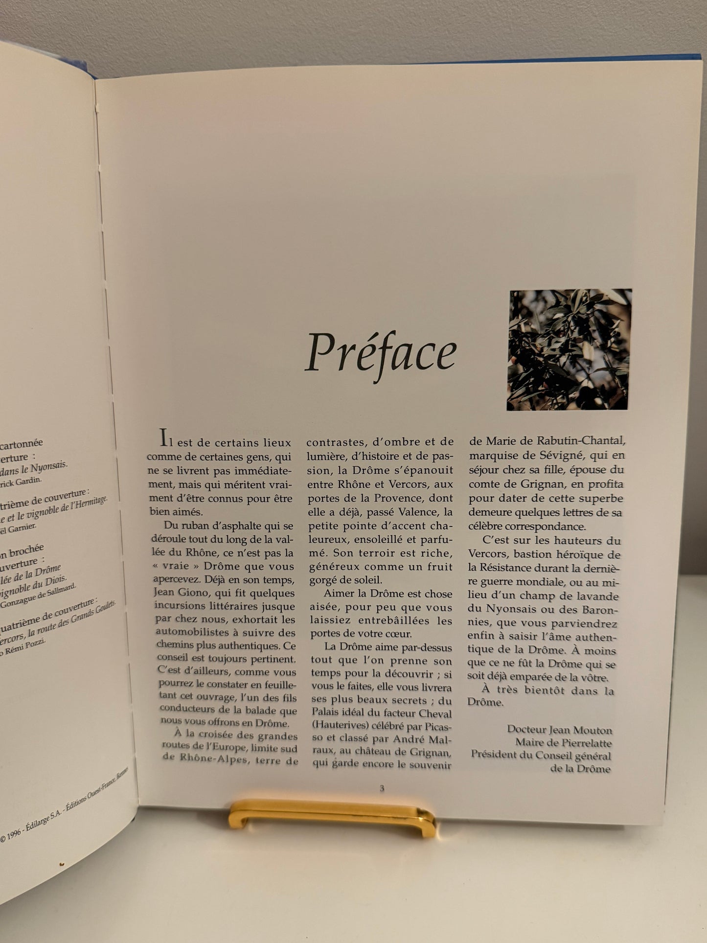 La Drôme by Isabelle Carra (Hardback book in French)