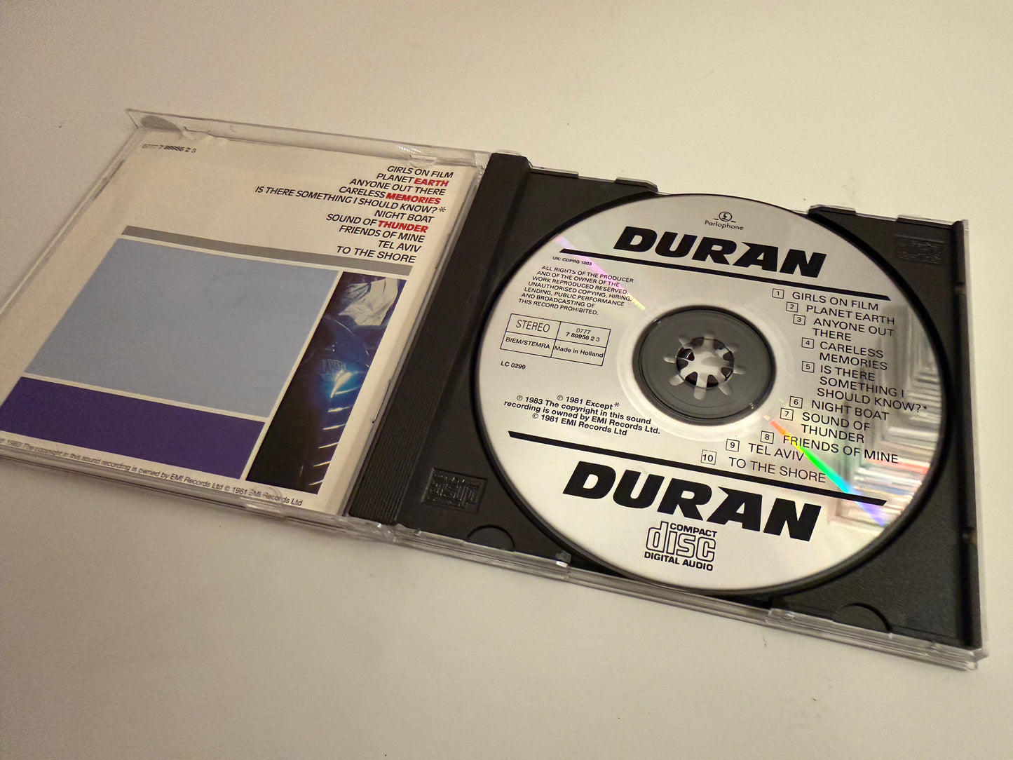 Duran Duran (1981 Self-Titled Debut CD Album)