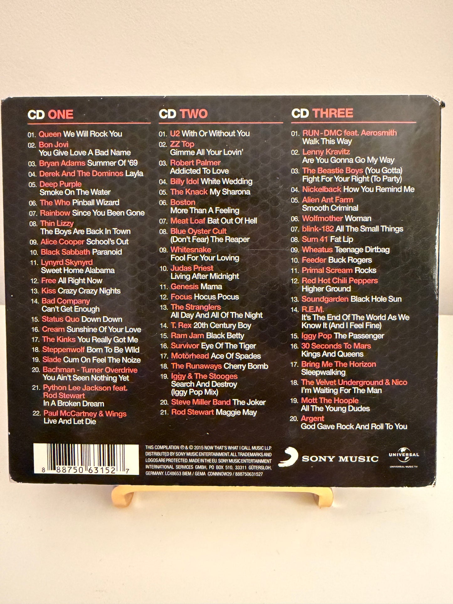 Now That's What I Call Classic Rock - 3 X CD Album (2022) Various Artists (CD)