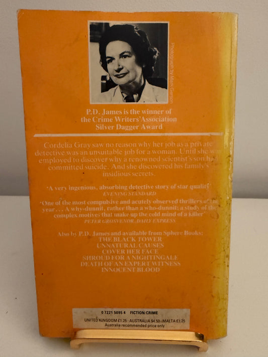 An Unsuitable Job for a Woman by P. D. James (paperback book)