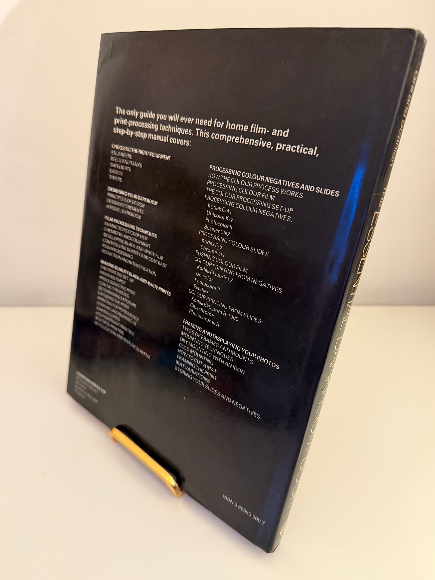 The Essential Darkroom Book: A Complete Guide to Black & White and Colour Processing by Tom Grill and Mark Scanlon (hardback book)