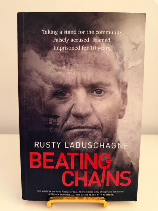 Beating Chains by Rusty Labuschagne (paperback book)
