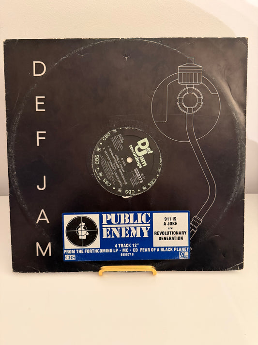 911 Is a Joke / Revolutionary Generation — 4 Track 12” Single | Public Enemy (Def Jam / CBS - Vinyl)