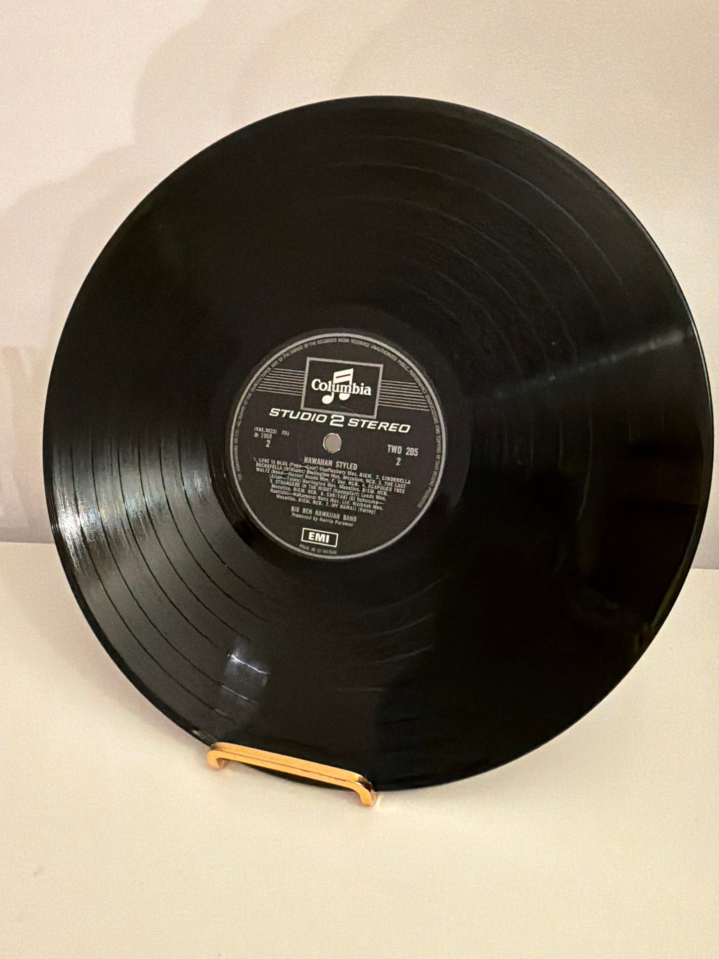 Big Ben Hawaiian Band, Hawaiian Styled LP, Marble Arch Vinyl