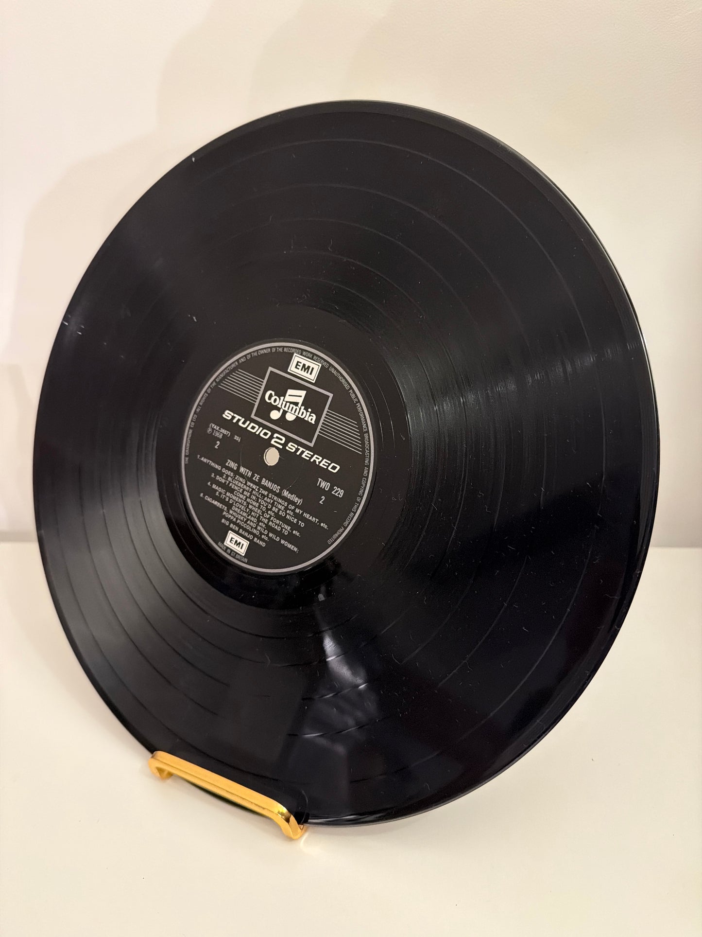 Big Ben Banjo Band - Zing With Ze Banjos - Used Vinyl Record - Z12z