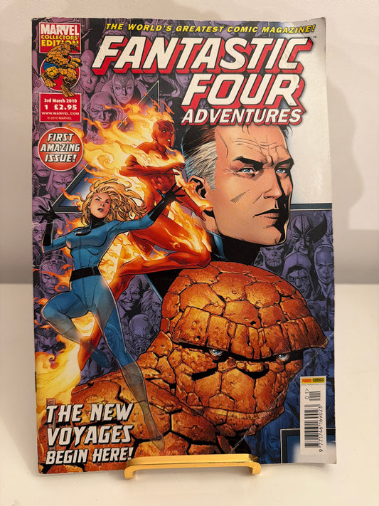 Marvel Collectors Edition Fantastic Four Adventures The New Voyages Begin Here No1 3rd March 2010 (comic)