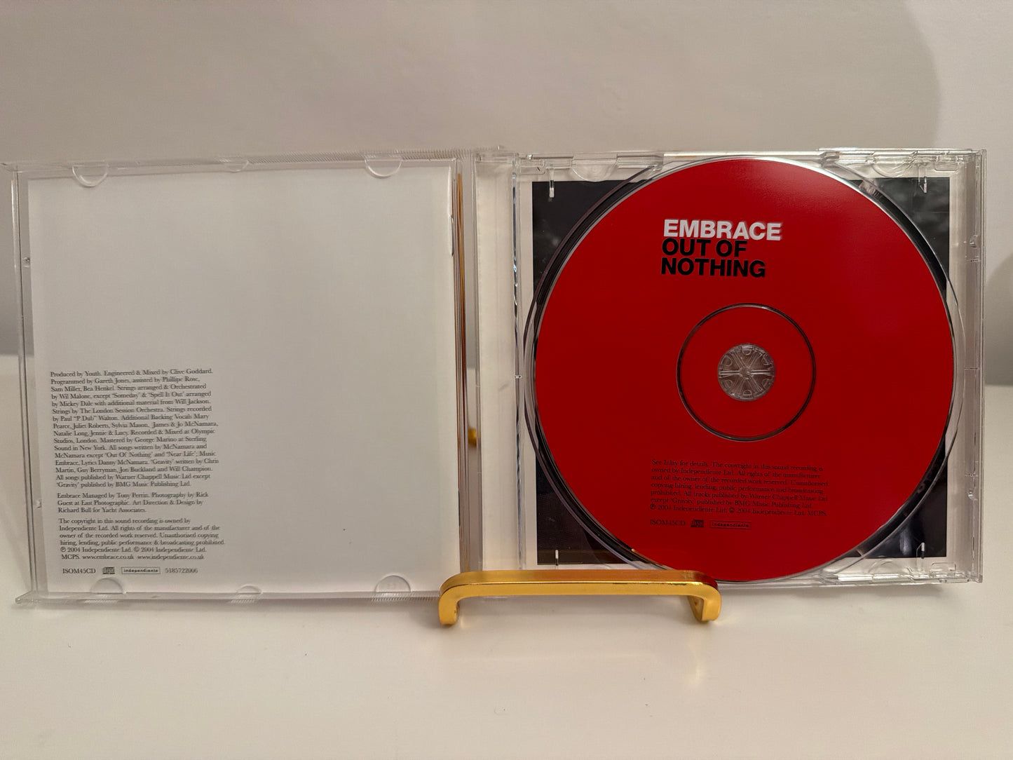 Embrace: Out of Nothing CD