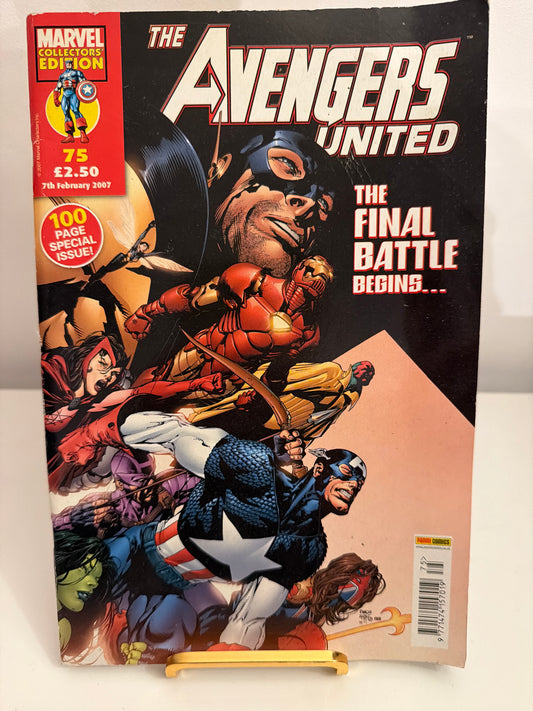 Marvel Collectors Edition The Avengers United The Final Battle Begins No75 7th February 2007 (comic)
