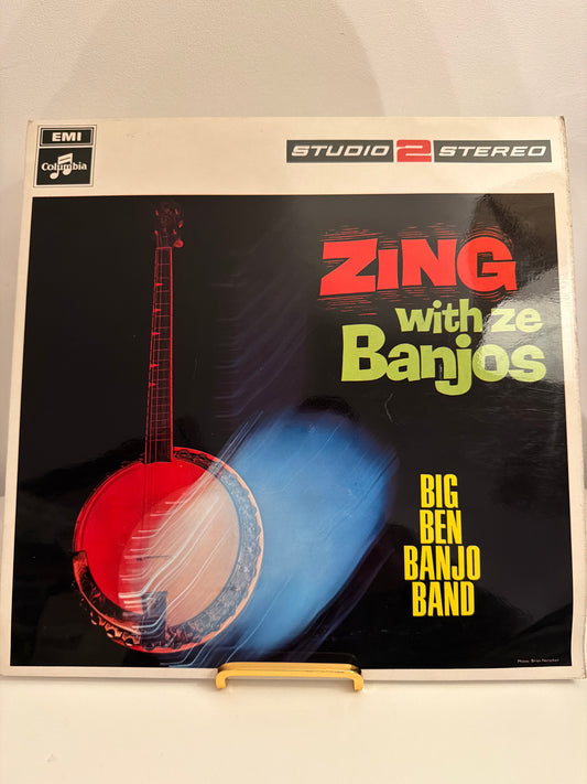 Big Ben Banjo Band - Zing With Ze Banjos - Used Vinyl Record - Z12z